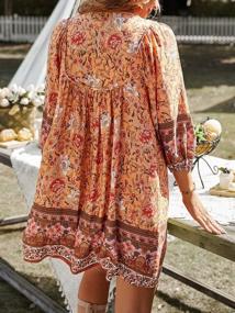 img 1 attached to Stylish And Comfortable: TEMOFON Women'S Boho Dress Ideal For Casual Beach Outings