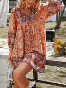 img 3 attached to Stylish And Comfortable: TEMOFON Women'S Boho Dress Ideal For Casual Beach Outings