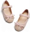 flaryzone ballerina flat mary janes for toddler/little girls - perfect for princess dress up, weddings, school events, and parties logo