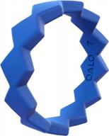 qalo women's bolt silicone ring collection logo