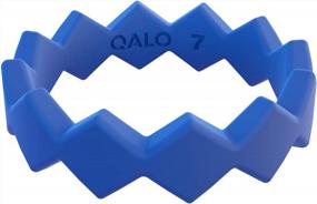 img 3 attached to QALO Women'S Bolt Silicone Ring Collection