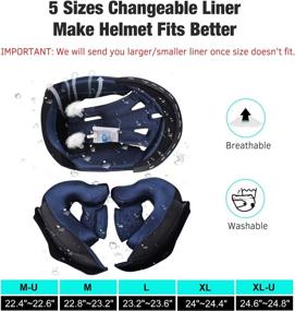 img 3 attached to 🏍️ FreedConn BM2-S Motorcycle Bluetooth Helmet: Flip Up Modular Design, Voice Dial, Hands-Free Call, 500M Range, MP3 FM, DOT Certified, Bluetooth 3.0 (Large, Matte Black)