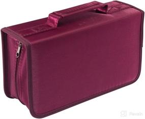 img 4 attached to 🌹 Rekukos Rose 128-CD/DVD Wallet Case: Ultimate Storage Organizer and Holder