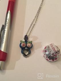 img 6 attached to 🦉 Stunning Owl Pendant Necklace with AAAA Austrian Crystal - Perfect for Women and Girls!