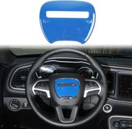 voodonala challenger steering 2015 2020 charger interior accessories logo