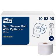 🚽 tork opticore mid-size toilet paper roll white t11: premium 2-ply with 36 x 800 sheets (106390) – efficient and luxurious bathroom tissue solution логотип