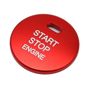 img 3 attached to 🔴 Thor-Ind Car Engine Start Stop Button Cover Cap Trim for Mazda 2 3 6 CX-3 CX-4 CX-5 CX-9 MX-5 - Ignition Starter Switch Button Knob Sticker (Red Start Button Cover)