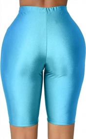img 3 attached to YMING High-Waisted Tummy Control Yoga Shorts For Women: Comfortable And Versatile Athletic Wear