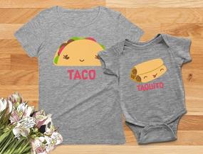 img 1 attached to Taco-Themed Mother-Daughter/Son Matching Outfits: Fun For The Whole Family!