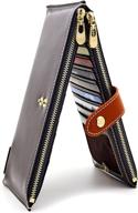 andoilt genuine leather blocking handbag women's handbags & wallets ~ wallets logo