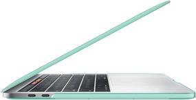 img 1 attached to Обновленный: жесткий чехол UESWILL для MacBook Pro 15 дюймов с сенсорной панелью и сенсорным идентификатором — совместим с моделями A990 и A1707, выпущенными в 2016–2019 гг. — улучшенная кристально-глянцевая отделка, зеленый оттенок