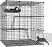 ikare's spacious diy cat cage with detachable playpen for indoor pet exercise logo