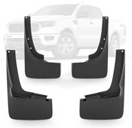 🚗 custom black oem front and rear mud flaps for 2018-2022 ranger (excluding 2021 tremor) - medesasi mud splash guards for cars and trucks логотип