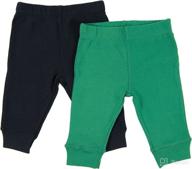 👶 leveret solid baby crawling pants & legging set: stylish & comfortable baby pants in a range of colors (size 3-24 months) logo