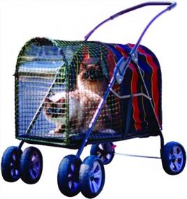 img 1 attached to Kittywalk KWPS700SUV Оригинальная коляска для домашних животных внедорожник: идеальный способ взять вашего питомца на прогулку!