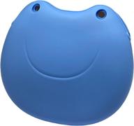 sky blue actce smiley face silicone dog training treat pouch with portable belt clip logo