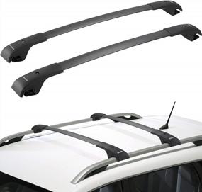 img 4 attached to Aluminum Roof Rack Cross Bars For 2014-2022 Jeep Cherokee, Compatible With Rooftop Cargo Carriers And Perfect Holiday Gifts For Men And Women - By ISSYAUTO.