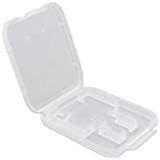 img 1 attached to 📸 eTECH Collection 100-Pack Clear Plastic Memory Card Case Holder for SanDisk/Kingston/Transcend/Samsung - SD/SDHC/SDXC/MicroSD/MicroSDHC/MicroSDXC (Case Only, Memory Card Not Included)