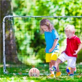 img 3 attached to Fun And Durable Dinosaur Soccer Ball For Kids: Perfect Gift For Outdoor Play!