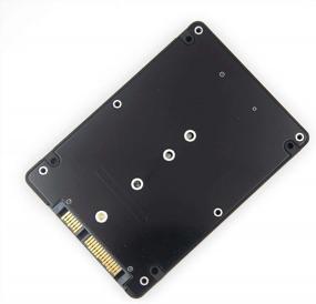 img 4 attached to M.2 к 2,5-дюймовому корпусу с интерфейсом SATA - адаптер и конвертер SSD для NGFF-накопителей, основанных на SATA-разъеме типа B и M. Поддержка жестких дисков с интерфейсами 2230, 2242, 2260 и 2280, корпус толщиной 7 мм включен.