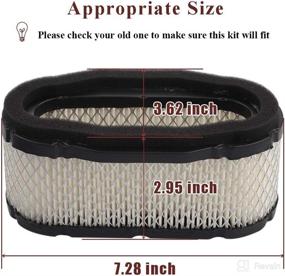 img 2 attached to 🔧 HONEYRAIN Air Filter Tune Up Kit - Kawasaki FH721V FH601V FH641V FH680V 4 Stroke Engine GT245 GX255 GX335 Lawn Tractors - Replaces OEM Numbers 11013-7027, 11013-7005, 11013-7009, 11029-7012, M150949