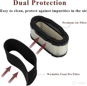 img 3 attached to 🔧 HONEYRAIN Air Filter Tune Up Kit - Kawasaki FH721V FH601V FH641V FH680V 4 Stroke Engine GT245 GX255 GX335 Lawn Tractors - Replaces OEM Numbers 11013-7027, 11013-7005, 11013-7009, 11029-7012, M150949