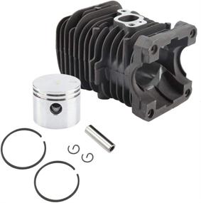 img 4 attached to Enhance Performance with TOPINCN Cylinder Piston Kit Replacement for Poulan Chainsaw Models 1900-2375 – 41 mm Top End Rebuild Complete Kit