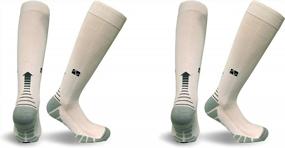 img 4 attached to Vitalsox Mens Patented Graduated Compression: Get Maximum Support & Comfort!