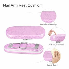 img 1 attached to DoLike Professional Nail Armrest Pillow With Hand Bracket: Perfect Cushioning For Acrylic Nails And Nail Technicians