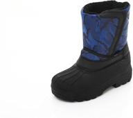 👞 unisex kids winter snow boots boys' shoes: ultimate comfort and durability! логотип